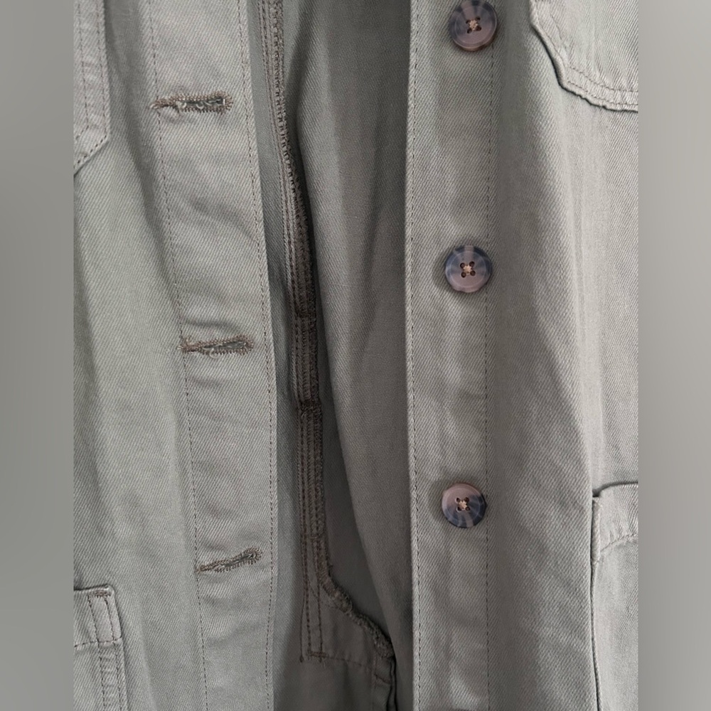 H&M | Olive Khaki Utility Jacket | Size XXS - Picture 3 of 8